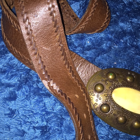 Real genuine leather belt